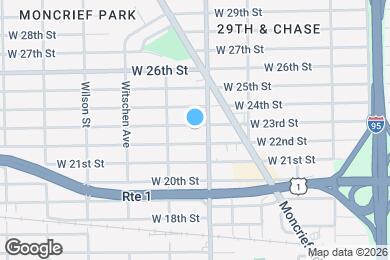 Map image of the property - 1322 W 23rd St