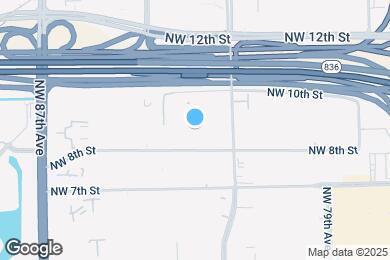 Map image of the property - 8251 NW 8th St