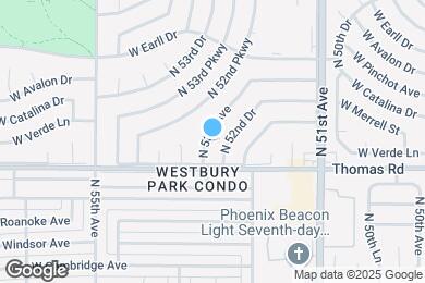 Map image of the property - 2921 N 53rd Ave