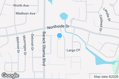 Map image of the property - 1624 Fresno St