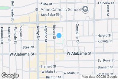 Map image of the property - La Maison River Oaks