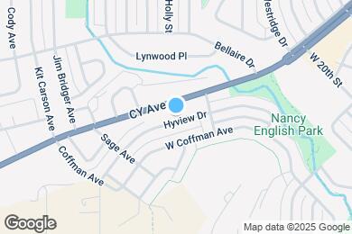 Map image of the property - 1810 Hyview Dr.