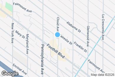 Map image of the property - FOOTHILL VILLAGE