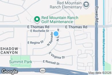 Map image of the property - 3526 N Ravine