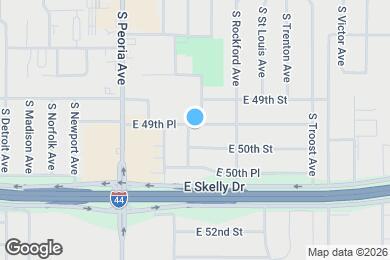 Map image of the property - 4927 S Quincy Ave