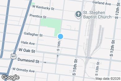 Map image of the property - 1552 Gallagher St