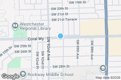 Map image of the property - 9000 SW 24th St