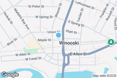Map image of the property - 13 Maple St