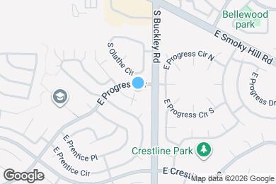 Map image of the property - 16783 E Hialeah Ave