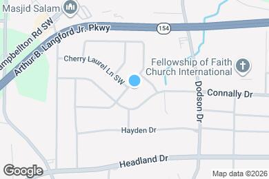 Map image of the property - 2740 Bonnybrook Dr SW