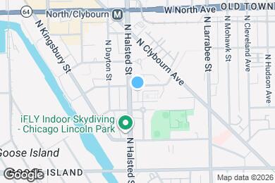 Map image of the property - 1332 N Burling St