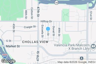 Map image of the property - 754 48th St