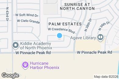 Map image of the property - 4018 W Camino Vivaz