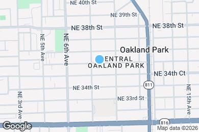 Map image of the property - 860 NE 35th St
