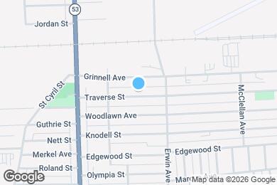 Map image of the property - 8193 Traverse St