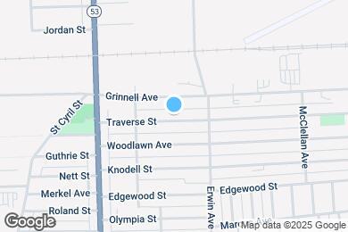 Map image of the property - This beautifully updated 3-bedroom, 1-bath...