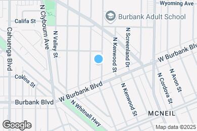 Map image of the property - 1433 N Maple St