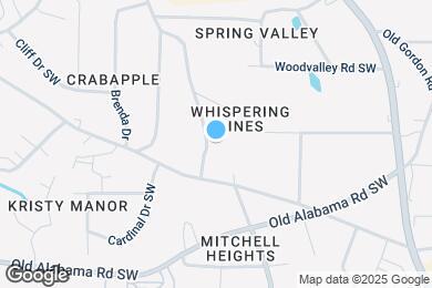 Map image of the property - 5850 Whispering Pines Cir SW