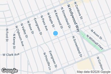 Map image of the property - 805 N Maple St