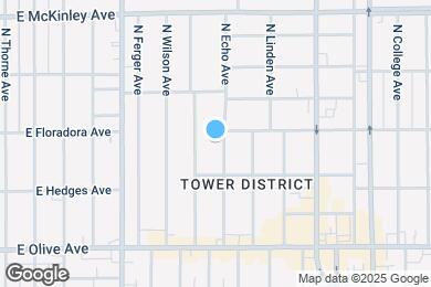 Map image of the property - 1373 N Echo Ave