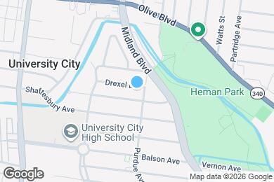 Map image of the property - 7310 Drexel Dr