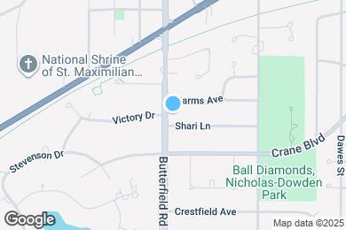 Map image of the property - 504 S Butterfield Rd.