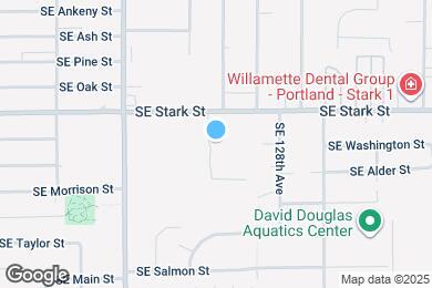 Map image of the property - 12504 SE Stark St