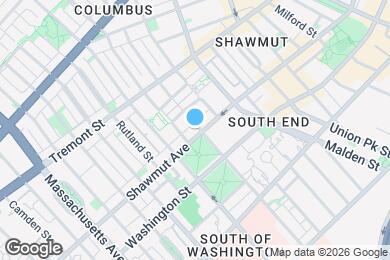 Map image of the property - 407 Shawmut Ave