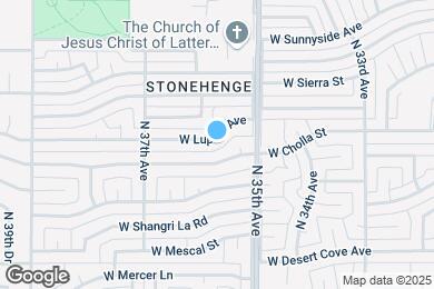 Map image of the property - 3543 W Lupine Ave
