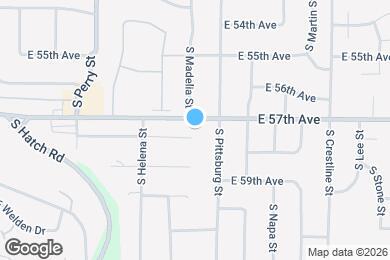 Map image of the property - 1721 E 58th Ave