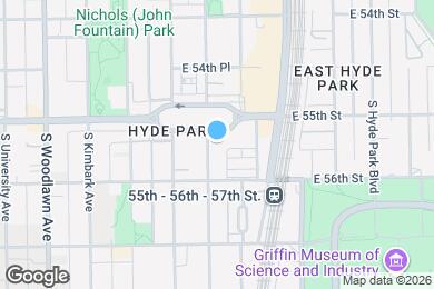 Map image of the property - 5525 S Blackstone Ave