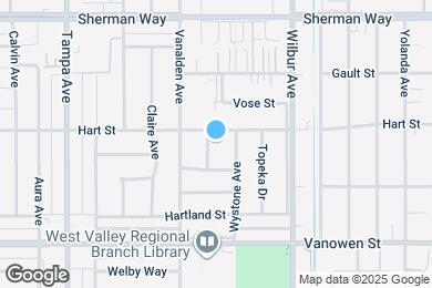 Map image of the property - 6952 Donna Ave