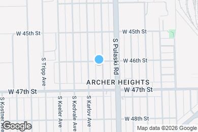 Map image of the property - 4604 S Komensky Ave