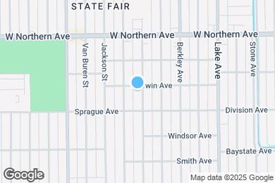 Map image of the property - 1503 Palmer Ave