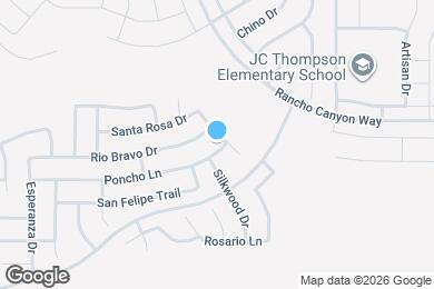 Map image of the property - 604 Poncho Ln