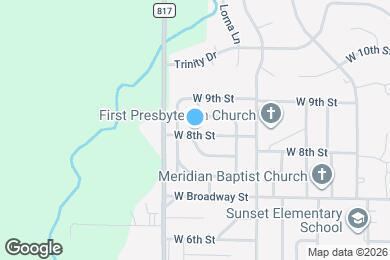 Map image of the property - 1424 W 8th St