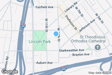 Map image of the property - 2416 West 10th Street