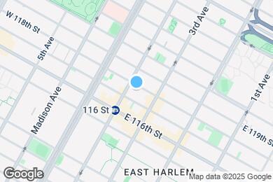 Map image of the property - 152 E 118th St