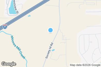Map image of the property - Creekside Cottages at Opelika