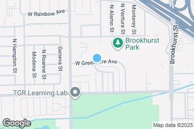 Map image of the property - 2340 W Greenacre Ave