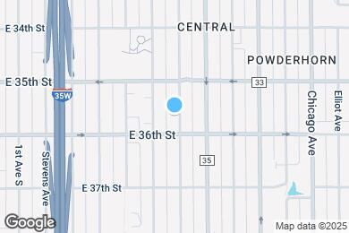 Map image of the property - 3536 S 5th St