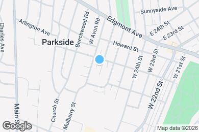 Map image of the property - 204 W Parkway Ave