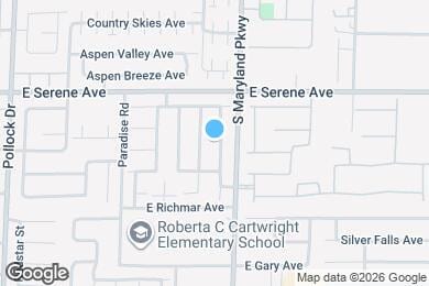 Map image of the property - 9395 Santa Fe Rose St