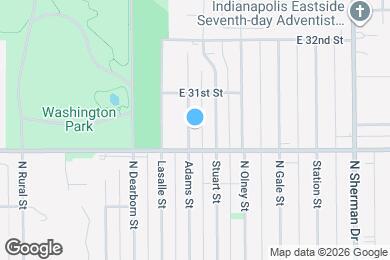 Map image of the property - 3023 Adams St