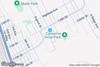 Map image of the property - 1104 Porter St