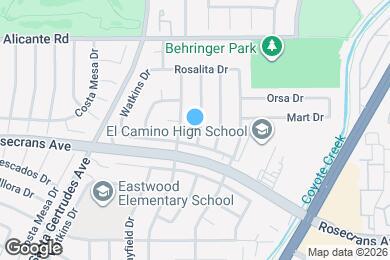 Map image of the property - 14611 Ermita Ave