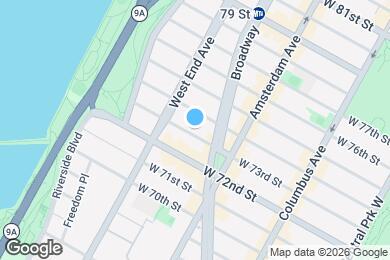 Map image of the property - 251 W 73rd St