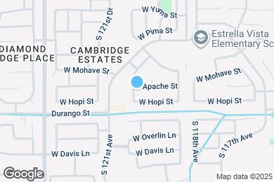 Map image of the property - 12029 W Apache St