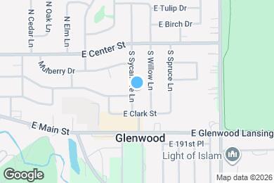 Map image of the property - 101 S Sycamore Ln