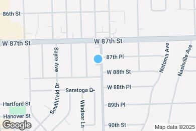 Map image of the property - 8732 Oak Park Ave